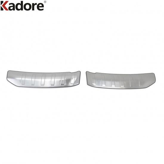 Car Accessories For Nissan Kicks    Steel Inner Rear Tunk Bumper Cover Trim Tailgate Door Sill Plate Guard Pad