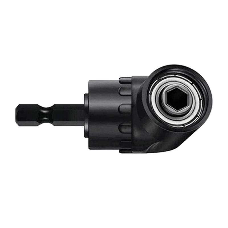 Drill Bit Holder 105° Right Angle Drill Adapter 1/4" Screwdriver Bit Holder Drill Bit Extension for Drill Accessory