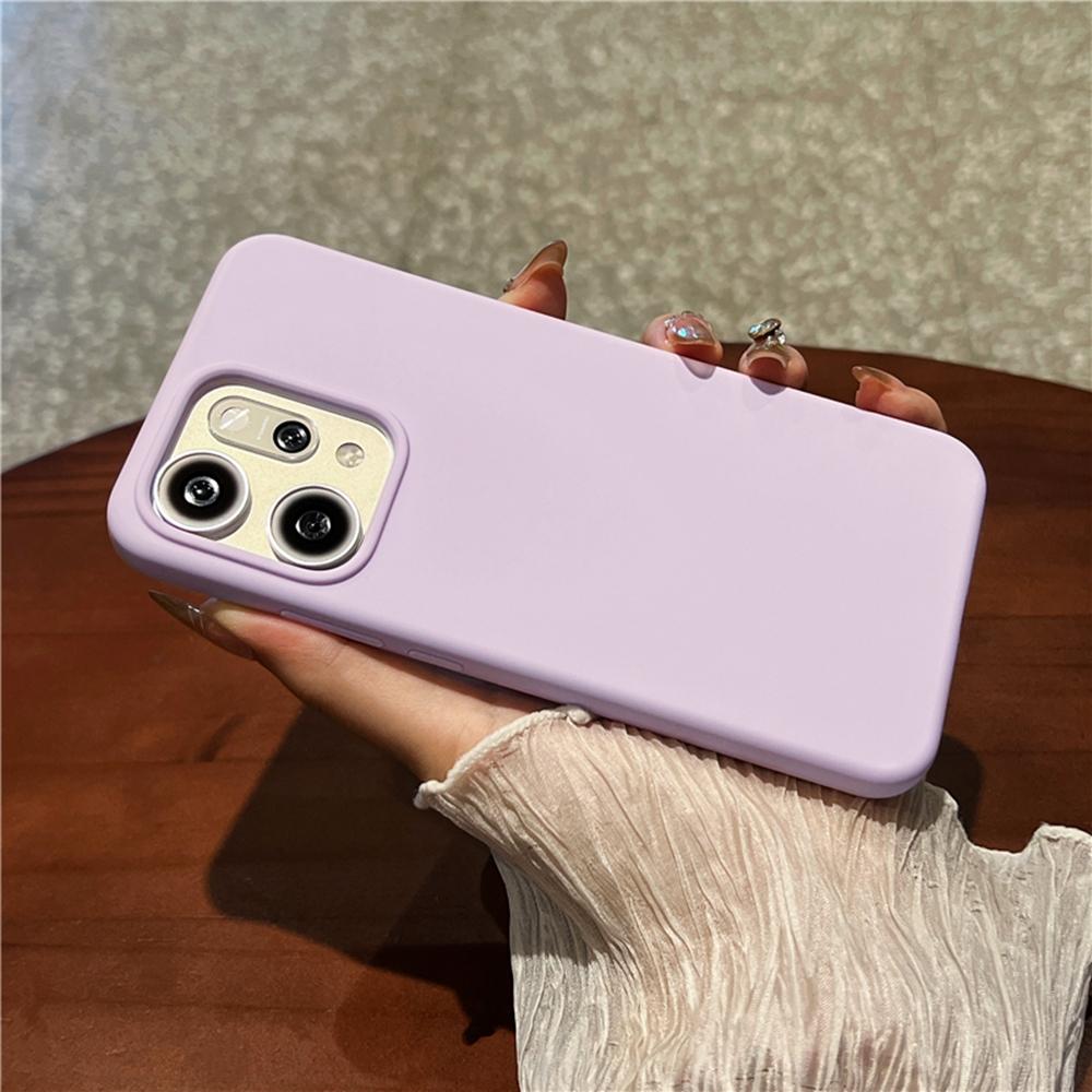 För Oppo Reno14 5G (Global) Skal Hudvänligt Flytande Silikon+PC Telefonskal