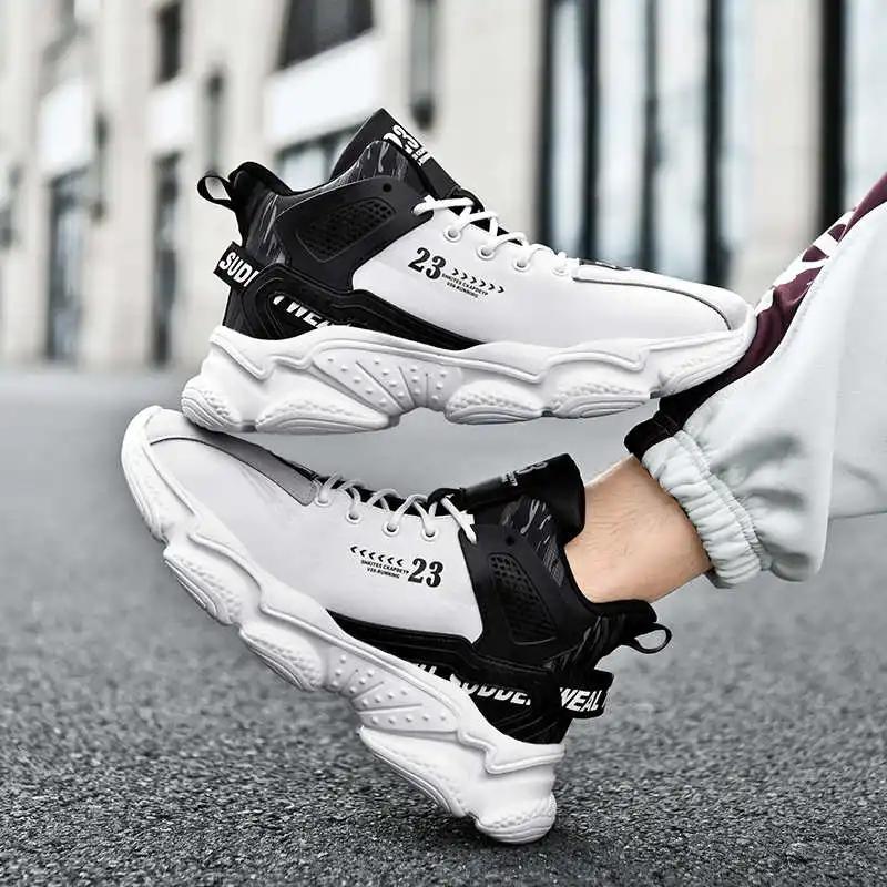 Ohne Absätze Mit Schnürung Laufschuhe Vulkanisiert Sport Herren Sneaker Slipper Mann Sommer Tene Krasovka