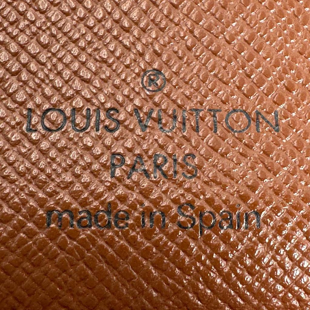 Louis Vuitton Cartes Crdit Monet Wallet Monogram Canvas Brown Unisex M61665 Used