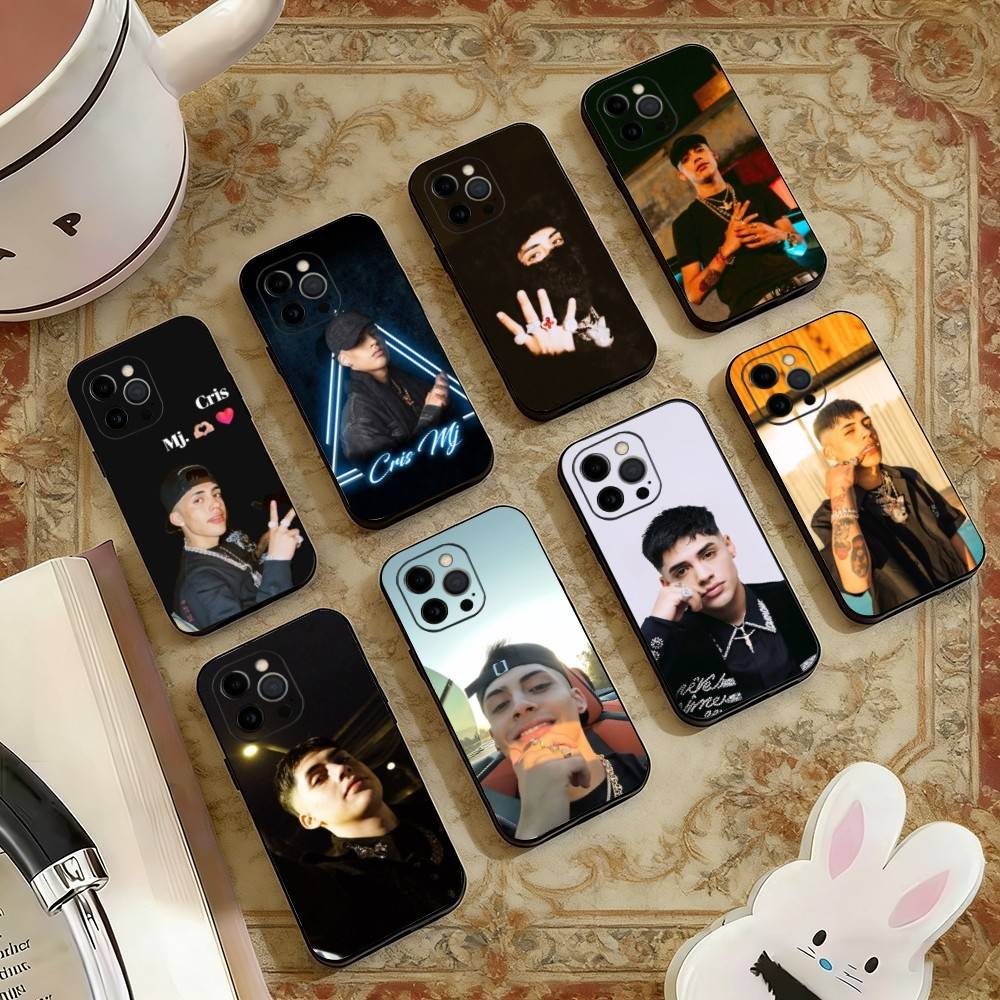 Cris M-J -Singer Phone Case For iPhone 17, 16,15,14,13,12,11 Plus,Pro Max, Others Soft Black Cover