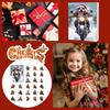 Christmas Funny Motorcycle Dog Advent Calendar 2025 24-Day Countdown with 2D Acrylic Pendant for Tree Wall Door Decor Dog Lovers Gifts
