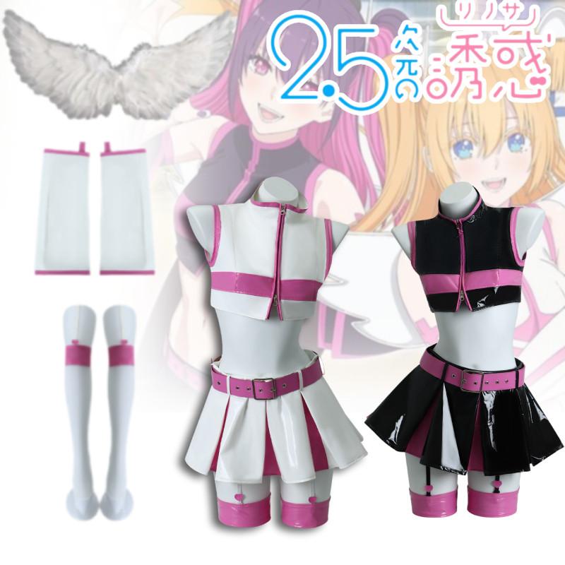 25 Jigen No Ririsa Tianna Lilyisa Mika Lilyri Cosplay Costume Anime Party Game