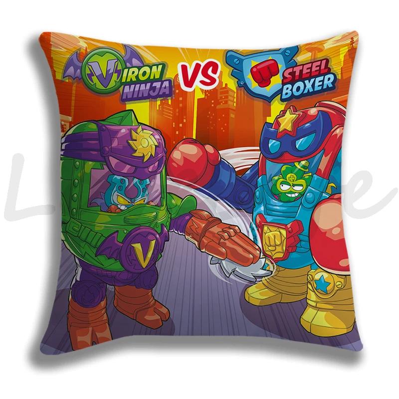Superthings Pillow Case Single Sides Pillowcase Home Pillowcase Decorative Sofa Pillow Cover Bedroom Car Protection Pillow Case