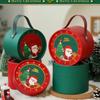 With Handle Christmas Packaging Box Portable Christmas Decoration Gift Storage Box  Christmas Eve