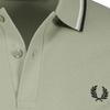 Fred Perry Mens Double Tipped Collar Polo Shirt