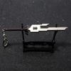 Japanese Anime Mini Alloy Weapon Model Keychains Cosplay Sword Pendant Key Ring Katana Backpack Keychain For Men Jewelry Gifts