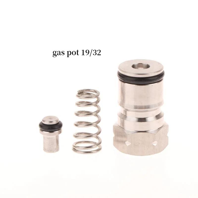 Cornelius Type Keg Ball Lock Post & Poppet Female Thread Gas Liquid Post 19/32"-18 & 9/16"-18 Wine Barrel Maintenance Accessory