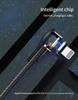 3-in-1 Magnetic Elbow Charging Cable for Apple, Type-C, Android Phones