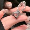 Open Chic Toe Heart Ring In Copper With Stunning Pink Diamonds For Modern Women