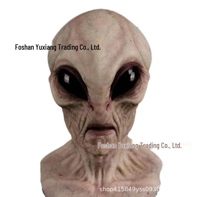 Faceless Alien Mask for Halloween Party Prank - Scary Masquerade Headgear