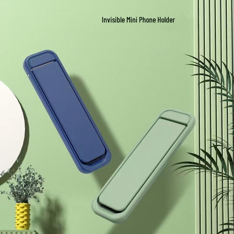 Compact Magnetic Alloy Phone Stand: Foldable, Invisible, Convenient Holder