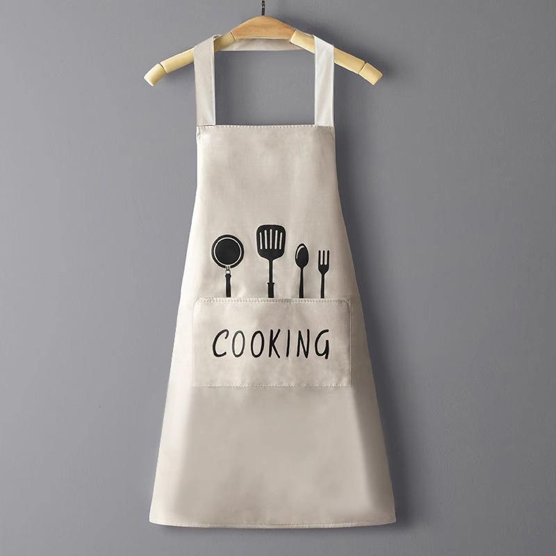 Cute Waterproof & Oil-Proof Couples' Cooking Apron