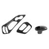 Carbon Fiber Look Car Interior Center Console Gear Shift Handle Panel Decoration Cover Stickers For Dodge Challenger 2015-2022