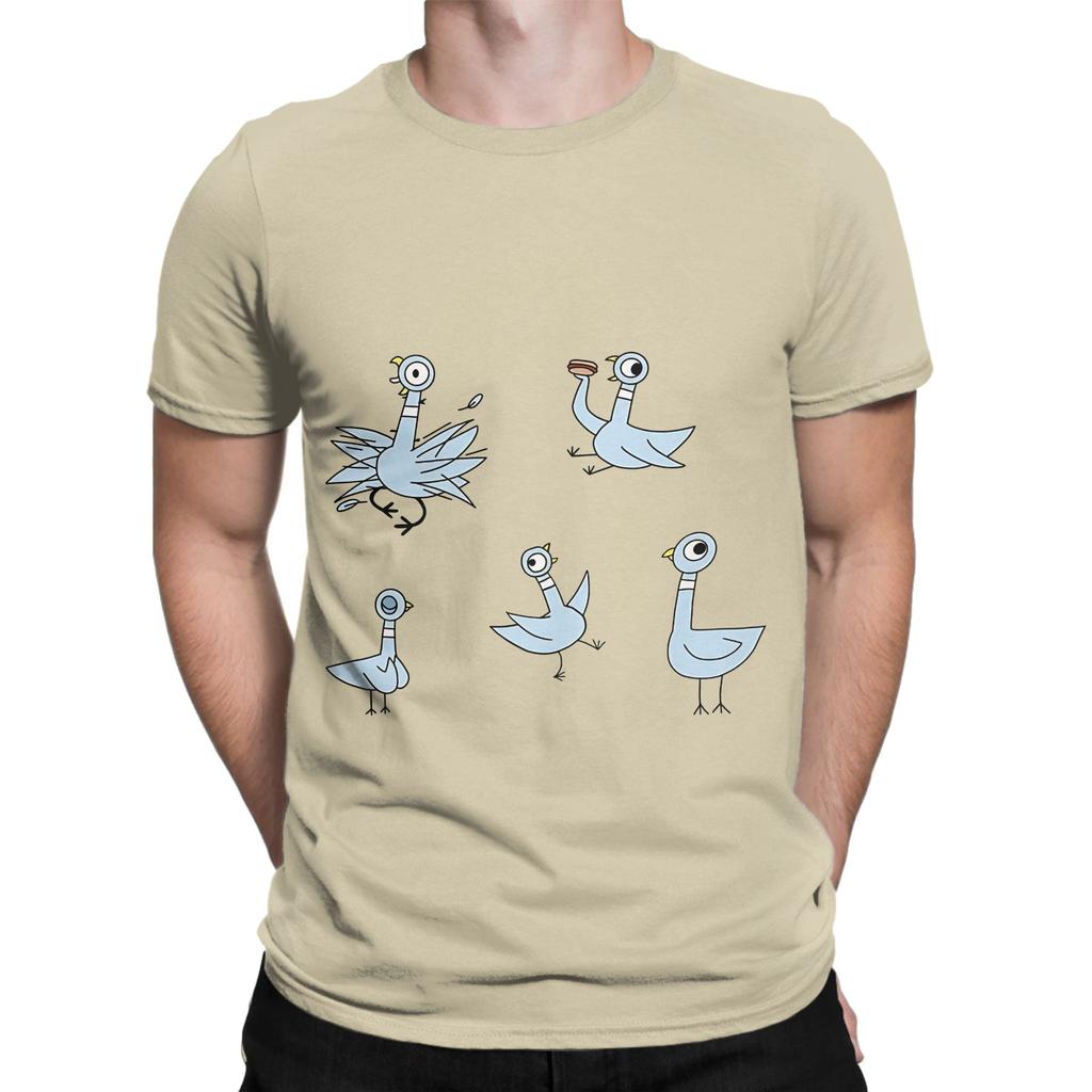 Lass den PPigeon nicht den Bus fahren Grafik 100% Baumwolle T-Shirt Lässige Oberteile für Unisex