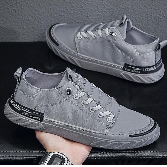 Plátěné Pánské Boty Prodyšné studentské Tenisky Ledové Hedvábí Látka Ležérní Chůze Venkovní Sporty Lehké Pánské Řidičské Mokasíny