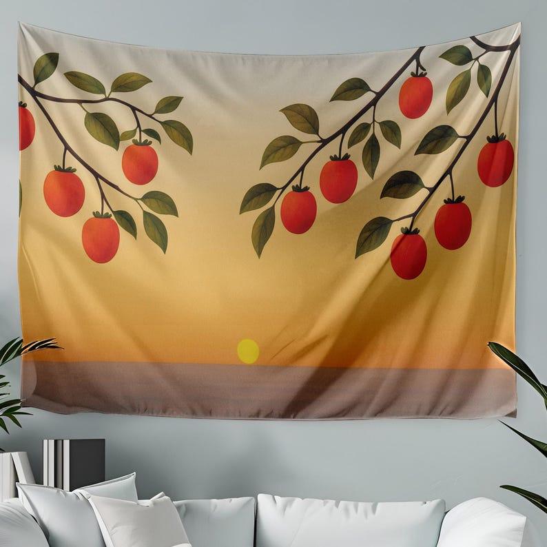 Afterglow of the setting sun tapestry 75x100 чёрный