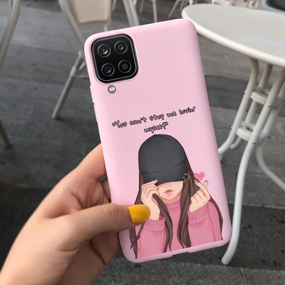 For Samsung Galaxy A12 Case Samsung A42 5G Lovely Heart Cover Back Fundas For Samsung A 12 SM-A125F SM-A426B A 42 5G Phone Cases