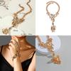 Stylish Alloy Water Diamond Geometric Hand Chain For Women Gift In Spring