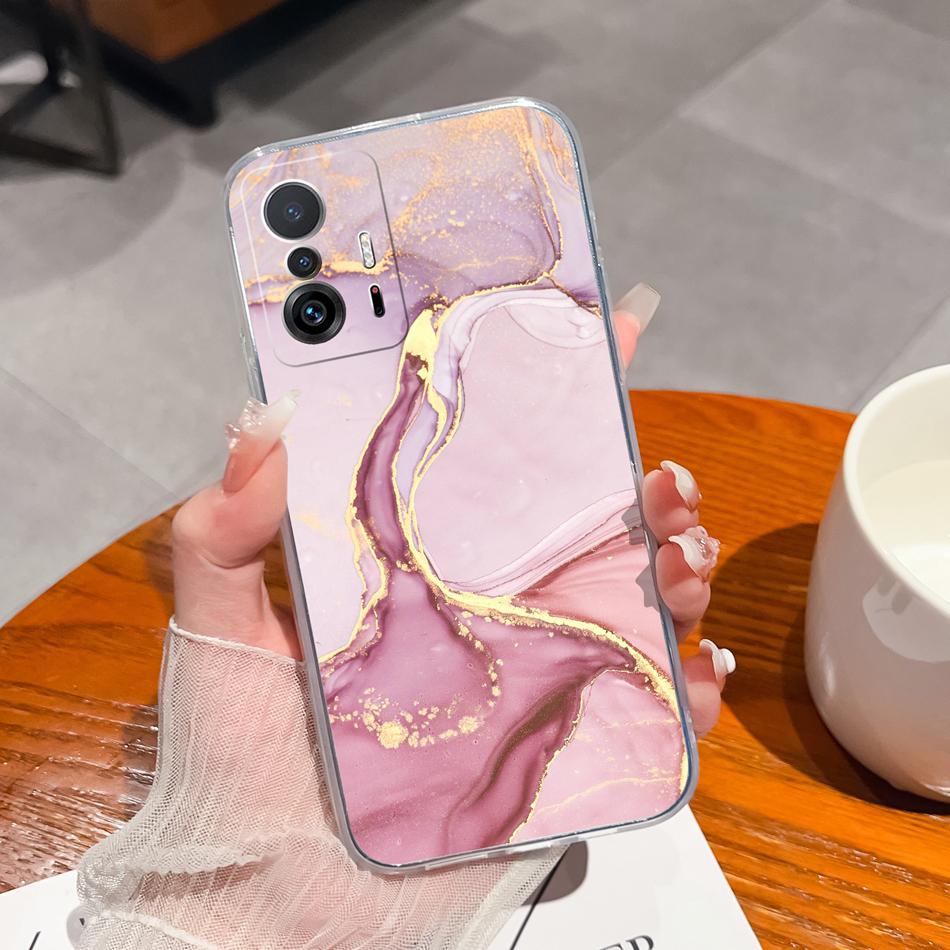Phone Case For Xiaomi 11T Pro Creative Tag Soft TPU Silicone Clear Shockproof Bumper For Xiaomi 11 T Pro 11TPro Back Cover Coque