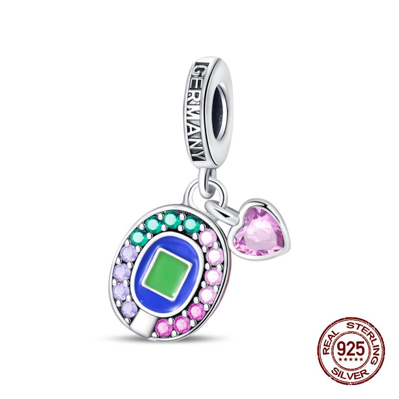 Sports Series Charm Jewelry Football Beads 100% Copper Pendant Fit 3Mmoriginal Bracelets Diy Souvenir Gift