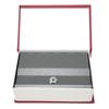 Book Safe Storage Box with Keys Stainless Steel Secret Hidden Book Shape Case for Home Office Shop