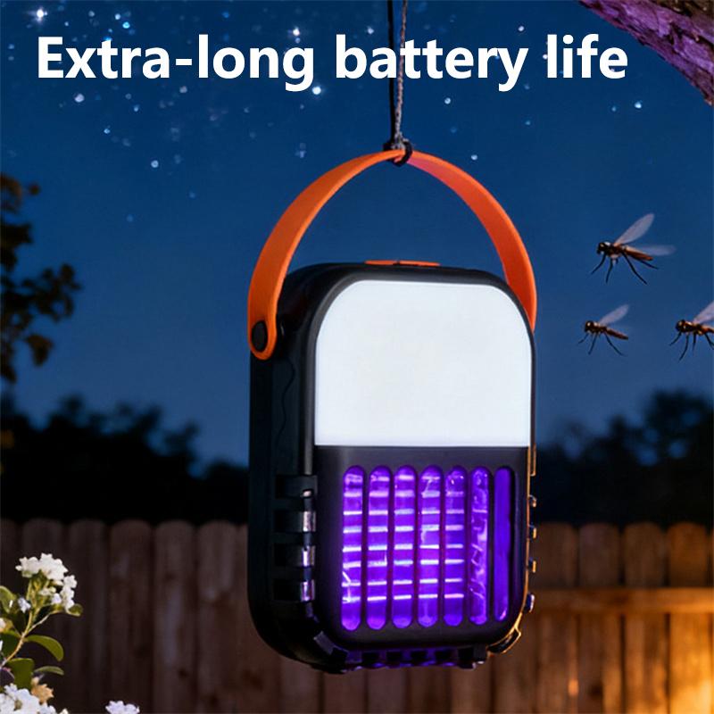 New Outdoor Solar Mosquito Trap Hangable Mosquito Trap Waterproof LED Camping Light