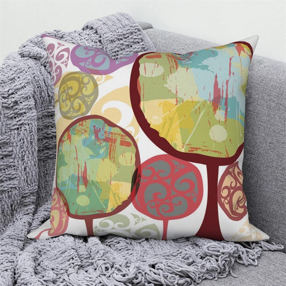 Geometric Pattern Throw Pillow Cover Home Decor Sofa Decorative   Nordic Abstract Art Cushion