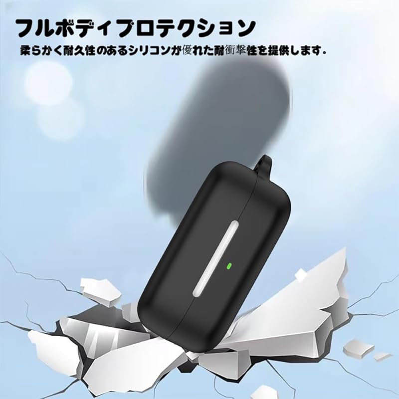 For Sony/Sony WF-C510 Case Soft Silica Gel Sports Cool Design Shock Absorption Waterproof Dustproof Lightweight Equipped with a Hook To Prevent Loss