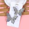 2pcs/set New Cute Princess Butterfly Hair Clips Girls Hairpins Crystal Butterfly Hair Clips Children Kids Hair Accessories