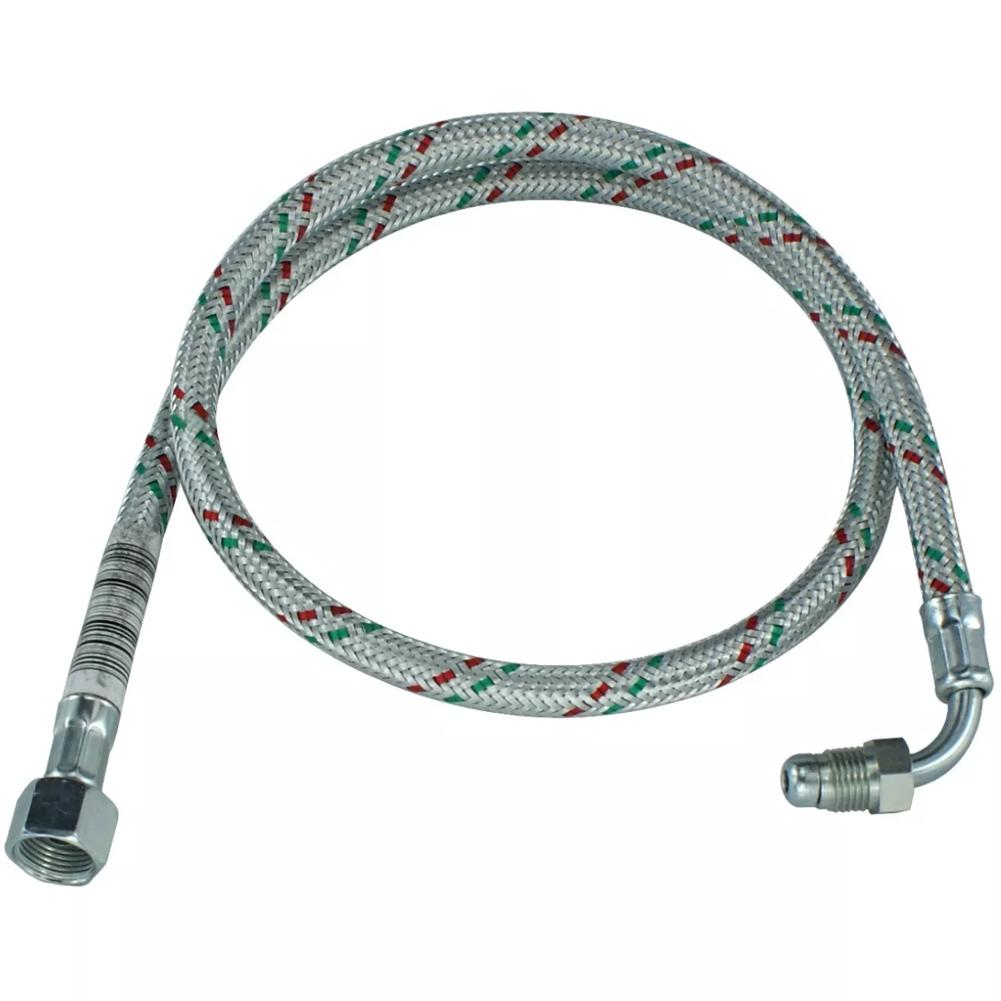 For Riello Oil Line 3005720 20022601 3/8 Female X 1/4 Male 90cm Silver Color