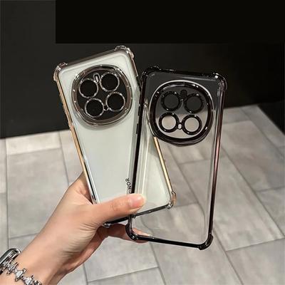 Case For Honor Magic 7 Pro 8 6 6Pro 5 Magic 8 8Pro 5G Magic 4 5 Lite Camera Protect Cover Transparent Silicone Shockproof Bumper