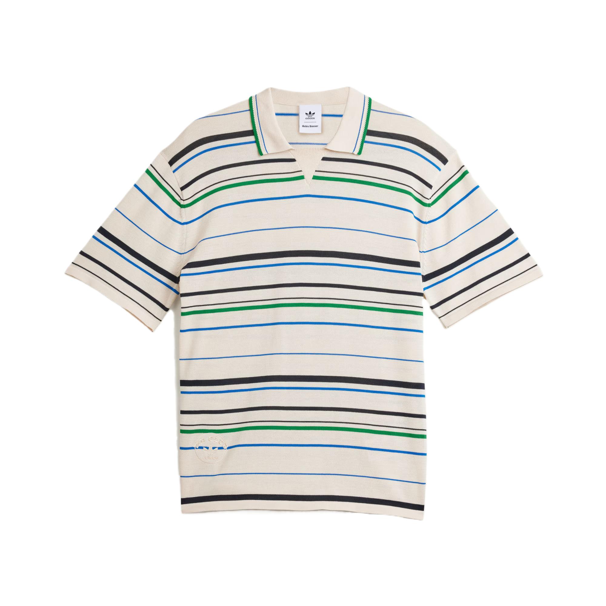 Adidas Originals X Wales Bonner Striped Ribbed T Shirt JM8203- M