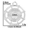 100% Stainless Steel Heart Cross Star Moon Charms For Jewelry Making Diy Stone Crystal Enamel Connector Metal Pendant Accessorie