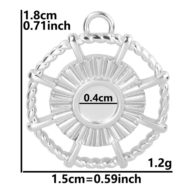 100% Stainless Steel Heart Cross Star Moon Charms For Jewelry Making Diy Stone Crystal Enamel Connector Metal Pendant Accessorie