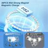 Original Clear For Magsafe Magnetic Wireless Charging Animation Phone Case For iPhone 15 16 13 12 14 11 Pro Max Cover Case