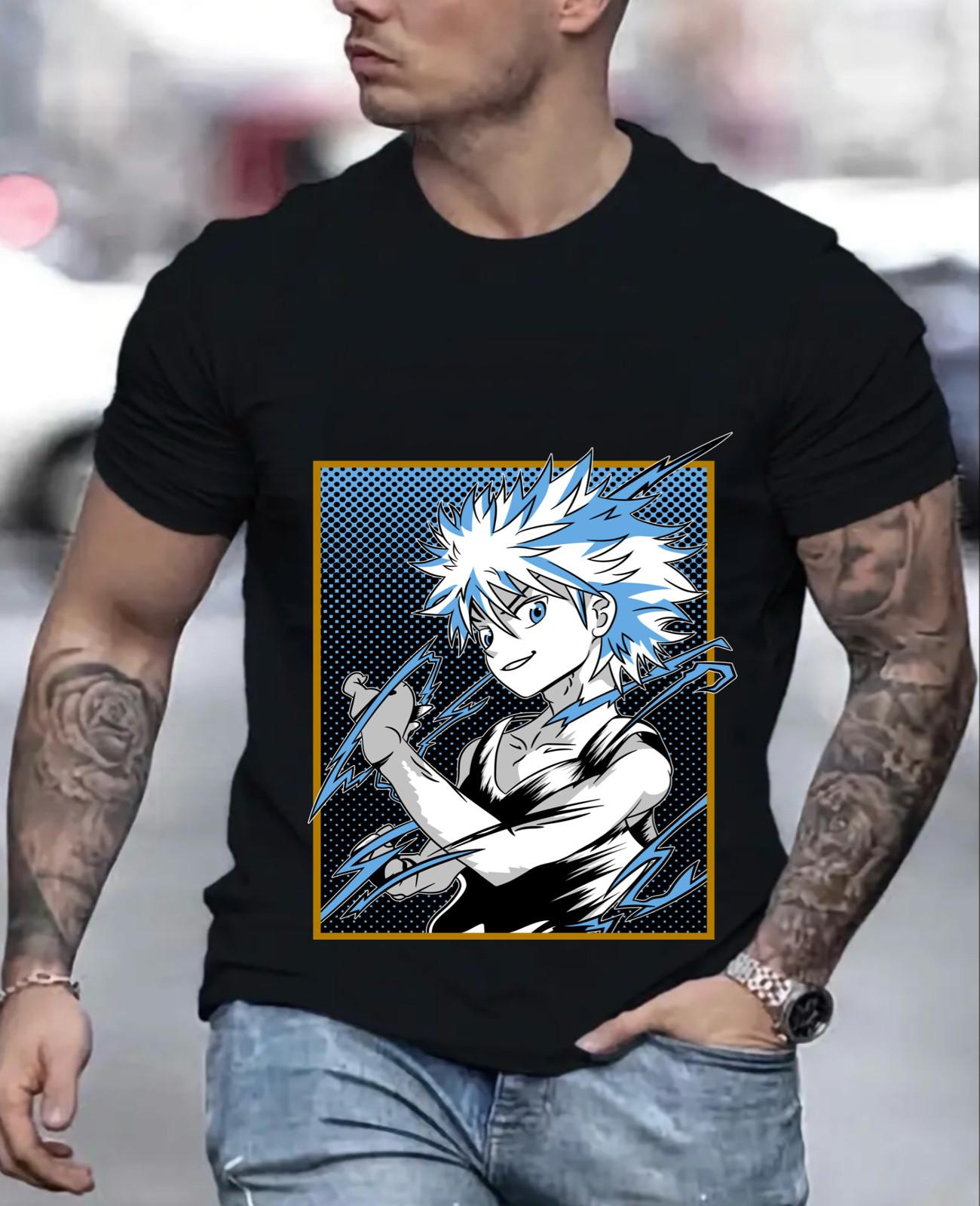 

Hunter X Hunter T-Shirt Mens Womens Tees Top Gon Killua Anime Manga Unisex Tshirt T-Shirt Mens Womens Tees Top All Size L