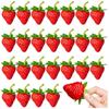 10Pcs Fruit Ornament Artificial Strawberry Decorative Simulation Strawberry  Kitchen Cabinet