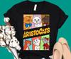 Disney The Aristocats Vintage Group Retro 90s T-Shirt | Marie | Duchess | Berlioz | Disneyland Trip Family Matching Outfits R536