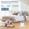 Mobilephone Wifi Control Air Quality Monitor Indoor Purifier Removal of Harmful Gases Formaldehyde Odors Efficiency Filter 360° Air Circulation System