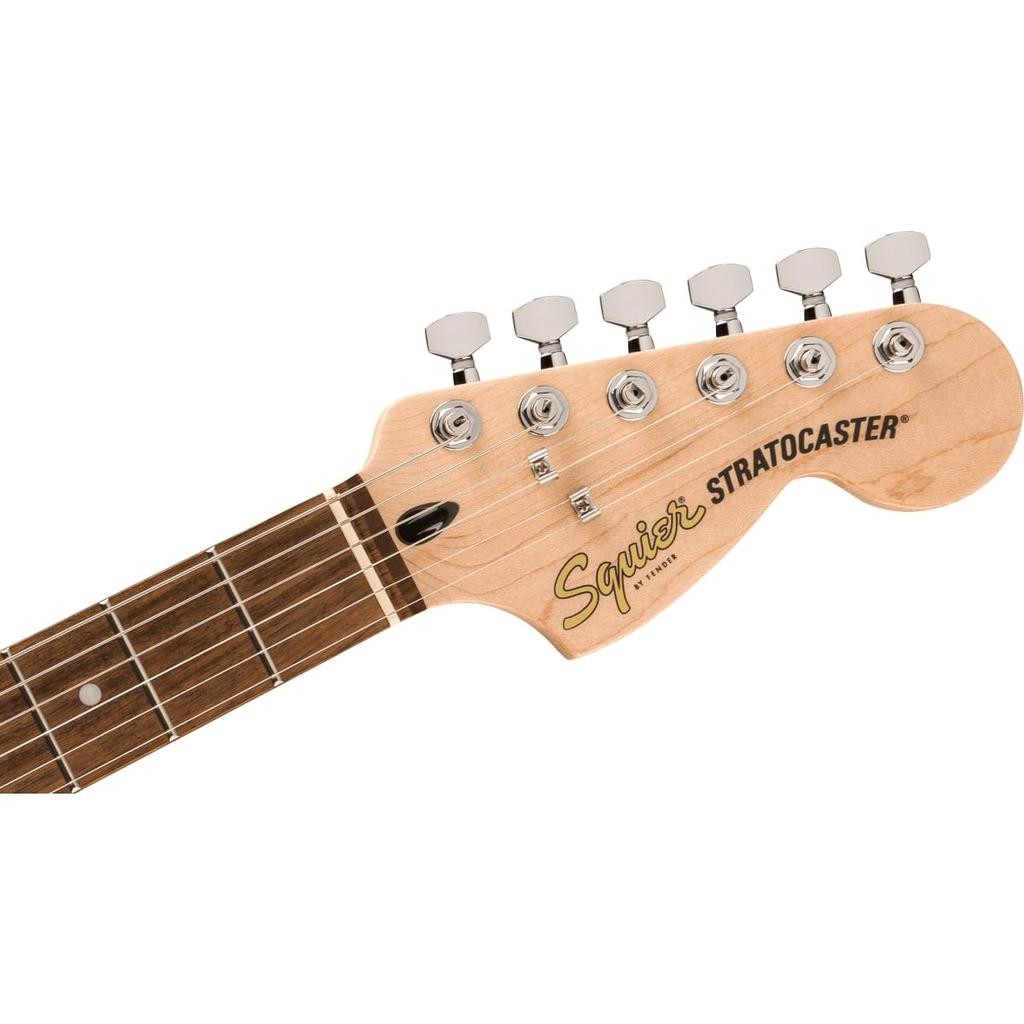 Squier by Series Stratocaster Junior HSS Diapasón Laurel Golpeador Blanco Sunburst Squier Fender/Affinity 3-Color