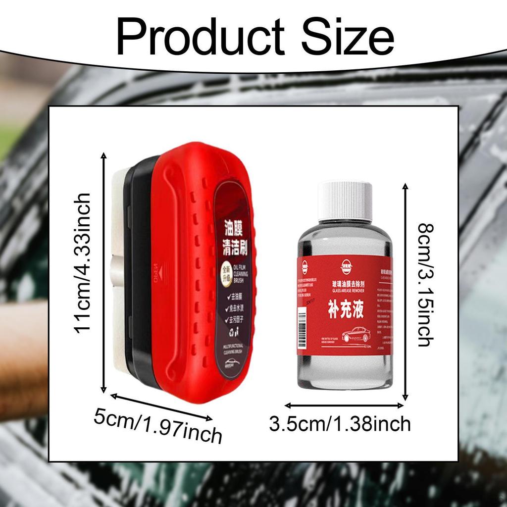 Automotive Oil Film Cleaning Brush Glass Board Care for Window Windshield Multifunctional
