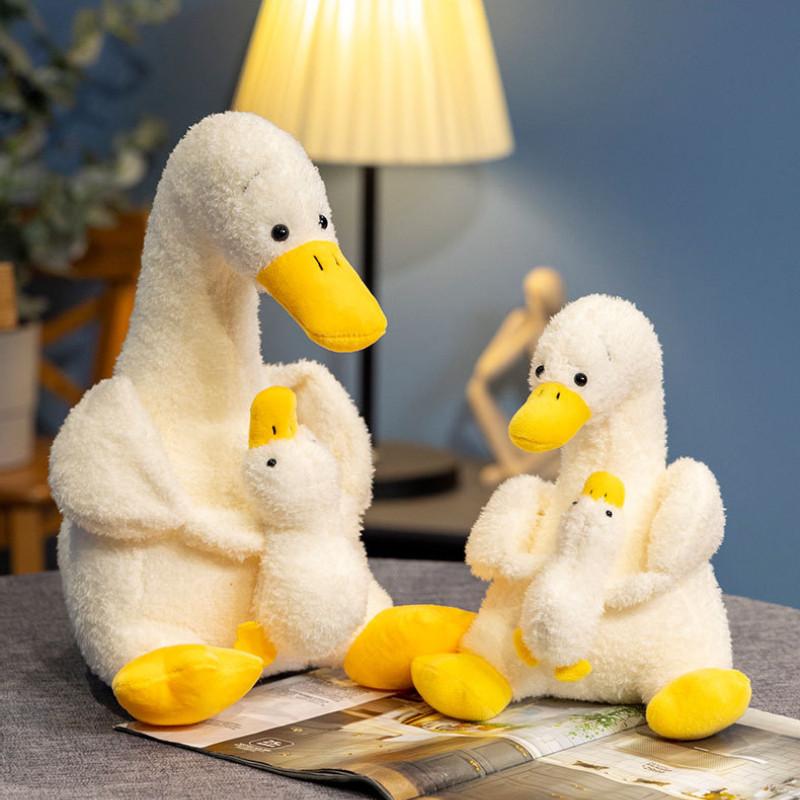 Mother And Duck Duckling Plush Toy Stuffed Animal Cartoon Doll Gift Decor Home