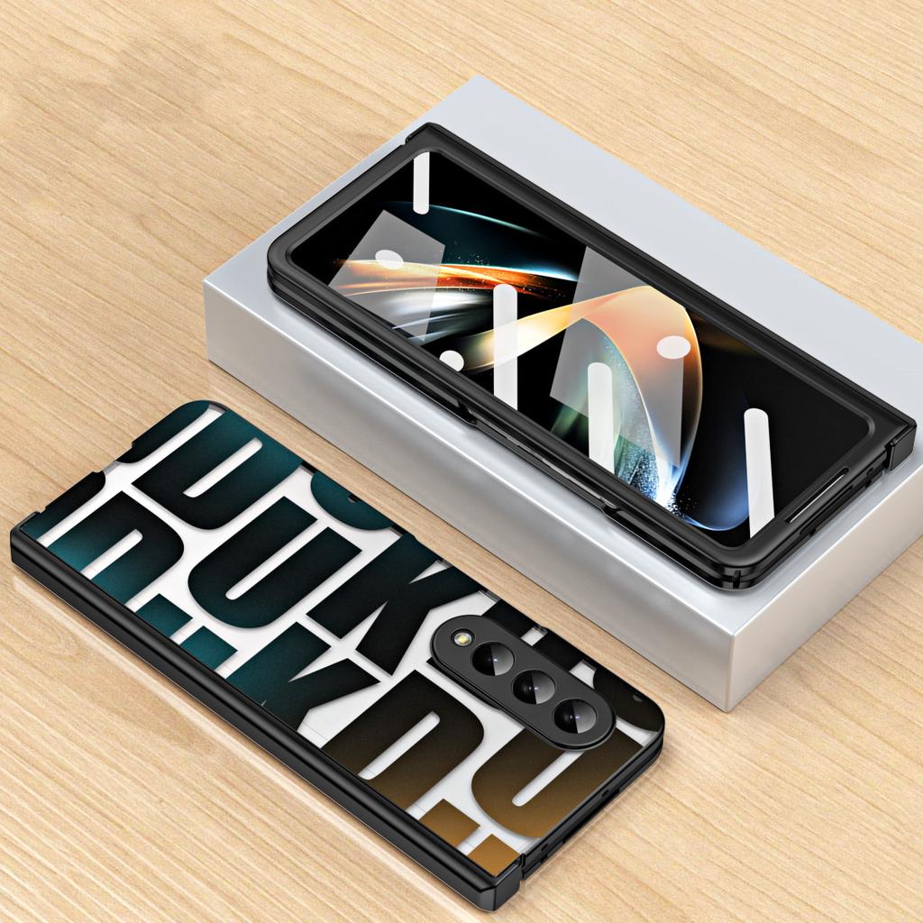 Módní ochranná fólie na displej Skládací pouzdro pro Samsung Galaxy Z Fold 4 5 5G Zfold4 Fold5 Fold3 Fold2 Fold 3 2 Fold4 Celé tělo