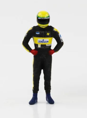 Cartrix 1/43 F1 Driver Figure Ayrton Senna 1986 Lotus JPS Ayton Senna Lotus Figure Resin Model [Parallel Import]