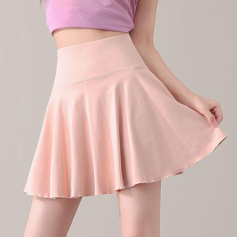 

Женский летний фитнес-комплект для тенниса и бадминтона 2025: Йога с коротким рукавом, Юбка для бега и Нагрудные вкладыши Extra Large