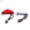 Universal Motorcycle LED Tail Light, Mini Triangle Rear Brake Stop Light for Dirt Bike, ATV, Scooter & Cruiser