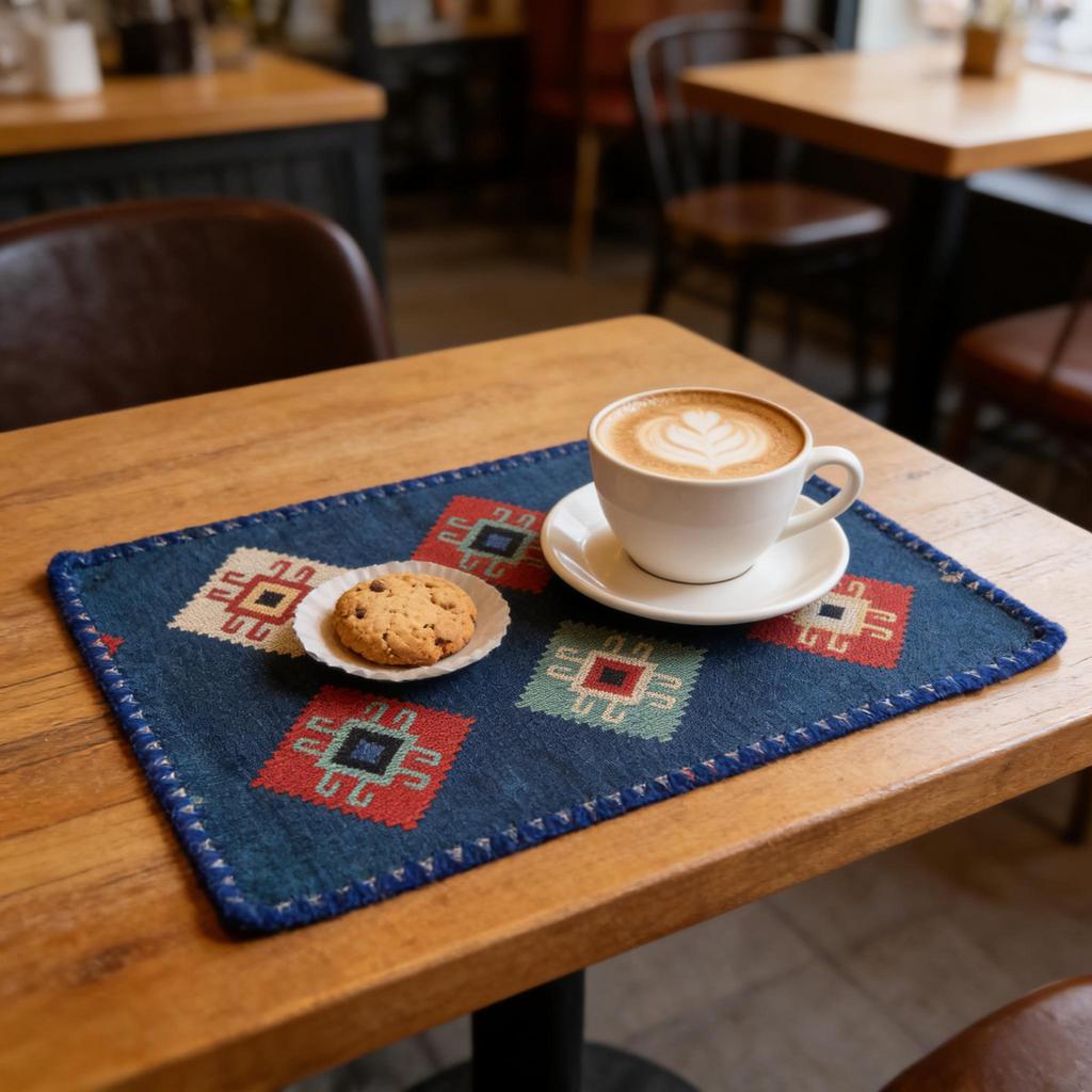 Cotton Linen Placemats Woven Cloth 30x45cm for Dining Table Kitchen Tabletop Place Mats