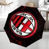 AC Milan Theme Automatic Umbrella, Lightweight & Portable, 8 Rib, Perfect for Outdoor Travel, Birthdays, Christmas, Gifts.
